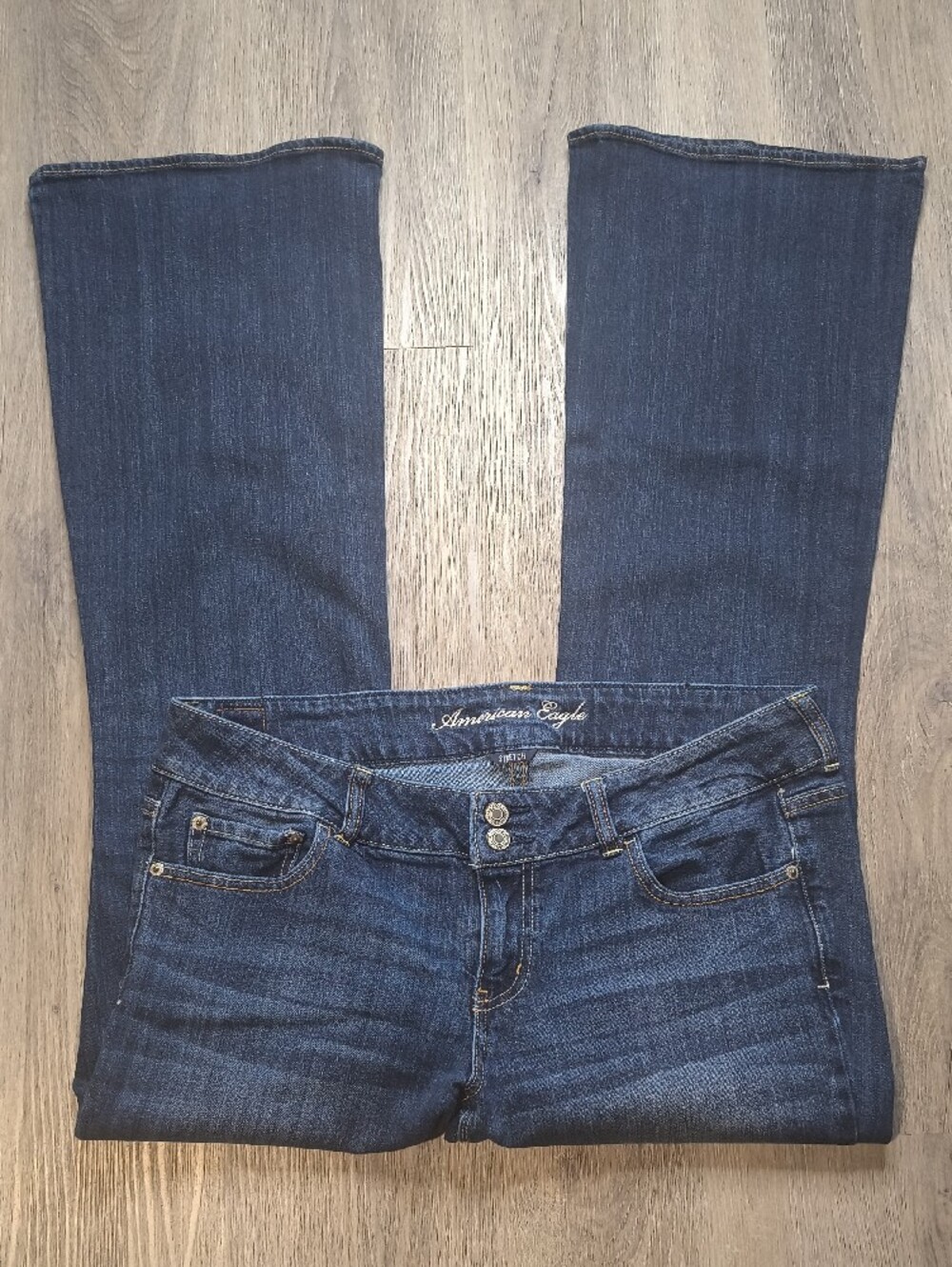 S1145 Artist Boot Flare Stretch w/31" Inseam👖American Eagle Women's Size 14 - Picture 2 of 8